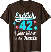 42. Geburtstag Mann 42 Jahre 42.Ehrentag Frau Jahrgang 1980 T-Shirt