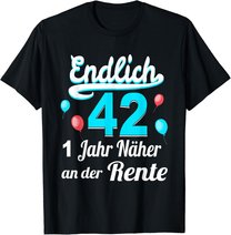42. Geburtstag Mann 42 Jahre 42.Ehrentag Frau Jahrgang 1980 T-Shirt