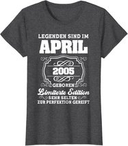 16.Geburtstag Junge April 2005 16 Jahre T-Shirt