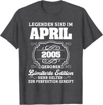 16.Geburtstag Junge April 2005 16 Jahre T-Shirt