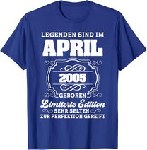 16.Geburtstag Junge April 2005 16 Jahre T-Shirt