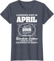 16.Geburtstag Junge April 2005 16 Jahre T-Shirt