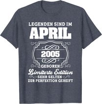 16.Geburtstag Junge April 2005 16 Jahre T-Shirt
