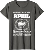 16.Geburtstag Junge April 2005 16 Jahre T-Shirt