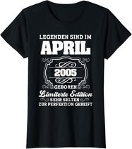 16.Geburtstag Junge April 2005 16 Jahre T-Shirt