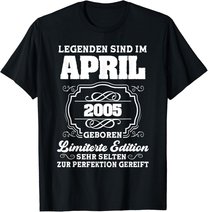 16.Geburtstag Junge April 2005 16 Jahre T-Shirt