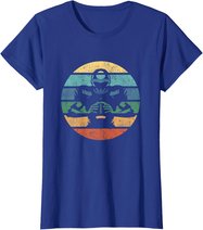 Retro American Football Spieler Vintage Sport T-Shirt
