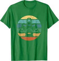 Retro American Football Spieler Vintage Sport T-Shirt
