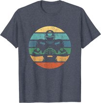 Retro American Football Spieler Vintage Sport T-Shirt