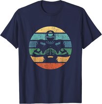 Retro American Football Spieler Vintage Sport T-Shirt
