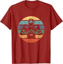 Retro American Football Spieler Vintage Sport T-Shirt