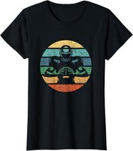 Retro American Football Spieler Vintage Sport T-Shirt