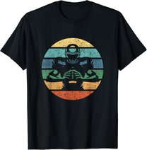 Retro American Football Spieler Vintage Sport T-Shirt