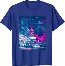 Aesthetic Cyber Vaporwave Style Dream Japan Tokyo Osaka T-Shirt