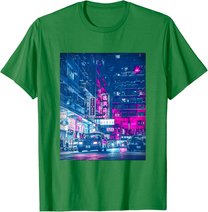 Aesthetic Cyber Vaporwave Style Dream Japan Tokyo Osaka T-Shirt