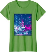 Aesthetic Cyber Vaporwave Style Dream Japan Tokyo Osaka T-Shirt
