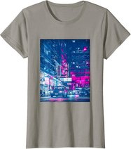 Aesthetic Cyber Vaporwave Style Dream Japan Tokyo Osaka T-Shirt