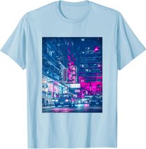 Aesthetic Cyber Vaporwave Style Dream Japan Tokyo Osaka T-Shirt