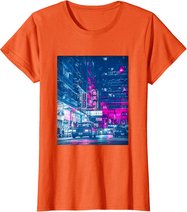 Aesthetic Cyber Vaporwave Style Dream Japan Tokyo Osaka T-Shirt