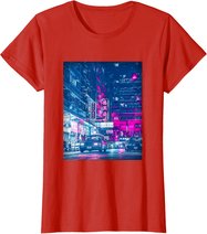 Aesthetic Cyber Vaporwave Style Dream Japan Tokyo Osaka T-Shirt