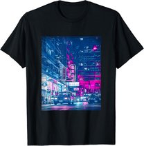 Aesthetic Cyber Vaporwave Style Dream Japan Tokyo Osaka T-Shirt