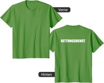 Rettungsdienst Herren Damen Kinder Rtw T-Shirt