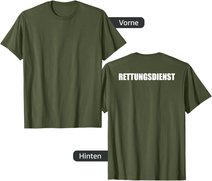 Rettungsdienst Herren Damen Kinder Rtw T-Shirt