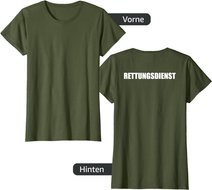 Rettungsdienst Herren Damen Kinder Rtw T-Shirt