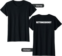 Rettungsdienst Herren Damen Kinder Rtw T-Shirt
