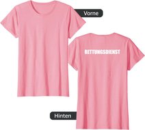 Rettungsdienst Herren Damen Kinder Rtw T-Shirt
