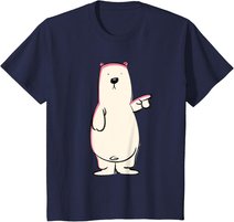Eisbär Shirt Kinder Damen Herren | Eisbär Tshirt Kinder T-Shirt