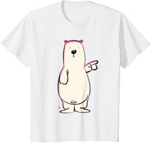 Eisbär Shirt Kinder Damen Herren | Eisbär Tshirt Kinder T-Shirt