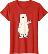 Eisbär Shirt Kinder Damen Herren | Eisbär Tshirt Kinder T-Shirt