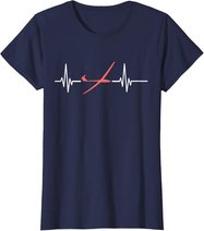 Herzschlag Modellflug Rc Flugzeug Flieger Lustiges Segelflug T-Shirt