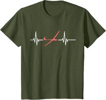 Herzschlag Modellflug Rc Flugzeug Flieger Lustiges Segelflug T-Shirt