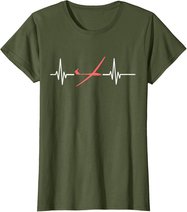 Herzschlag Modellflug Rc Flugzeug Flieger Lustiges Segelflug T-Shirt