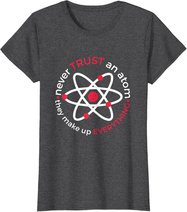 Wissenschaft Mathematik Physik Chemie Tshirt Atom Nerd Geek T-Shirt