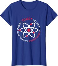 Wissenschaft Mathematik Physik Chemie Tshirt Atom Nerd Geek T-Shirt