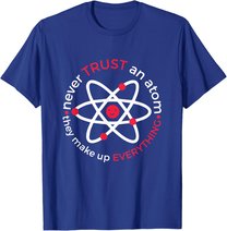 Wissenschaft Mathematik Physik Chemie Tshirt Atom Nerd Geek T-Shirt