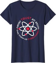 Wissenschaft Mathematik Physik Chemie Tshirt Atom Nerd Geek T-Shirt