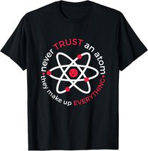 Wissenschaft Mathematik Physik Chemie Tshirt Atom Nerd Geek T-Shirt