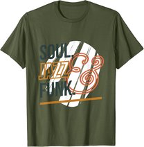 Jazz Jungen soul funk Musik genre Saxophon vintage Trompete T-Shirt