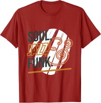 Jazz Jungen soul funk Musik genre Saxophon vintage Trompete T-Shirt