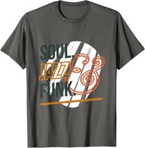 Jazz Jungen soul funk Musik genre Saxophon vintage Trompete T-Shirt