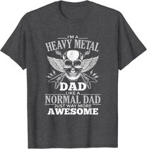 Heavy Metal Dad T-Shirt für Punk Rock Music Lover T-Shirt