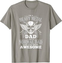 Heavy Metal Dad T-Shirt für Punk Rock Music Lover T-Shirt