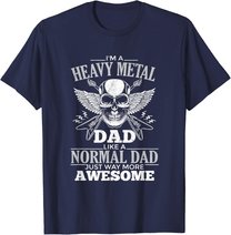 Heavy Metal Dad T-Shirt für Punk Rock Music Lover T-Shirt