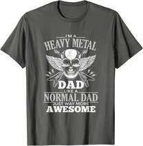Heavy Metal Dad T-Shirt für Punk Rock Music Lover T-Shirt