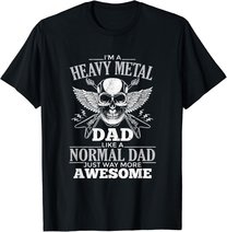 Heavy Metal Dad T-Shirt für Punk Rock Music Lover T-Shirt