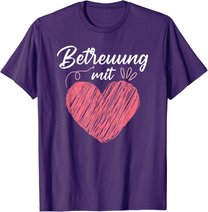 Betreuung mit Herz Altenpflege Pflege Altenheim T-Shirt